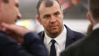 Michael Cheika with a glint in his eye embraces underdog tag