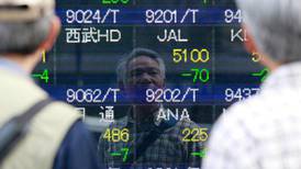 Global shares fall again as investors shed riskier positions
