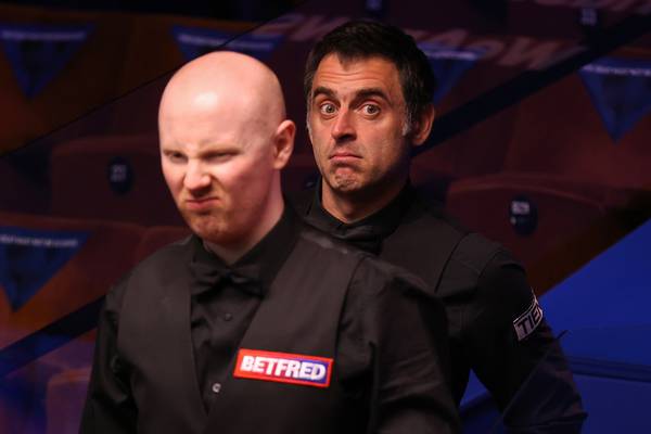 Anthony McGill misses 147 but draws level with Ronnie O’Sullivan