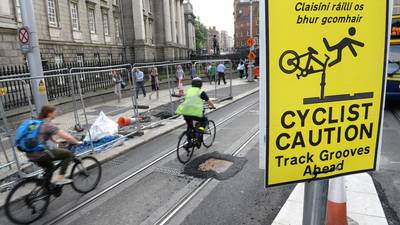 Luas may make areas of Dublin ‘inaccessible to cyclists’