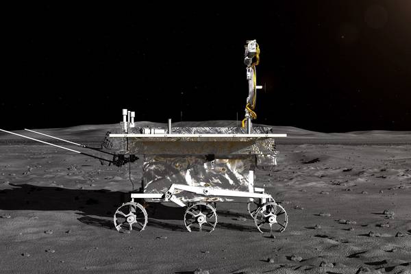 ‘Thrilling’ video of moon landing by Chinese rover released