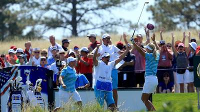 Clean sweep in fourballs leaves Europe five clear at Solheim Cup