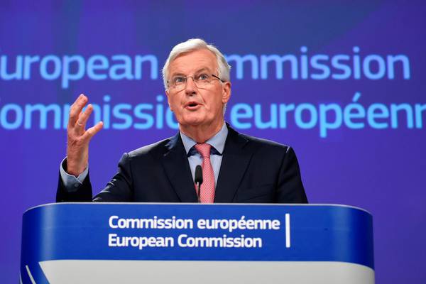 Barnier says all-UK extension of backstop is not an option
