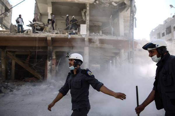 'We are trapped': White Helmets plead for evacuation from Syria