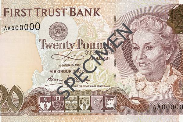 AIB-owned First Trust to cease printing own banknotes in North