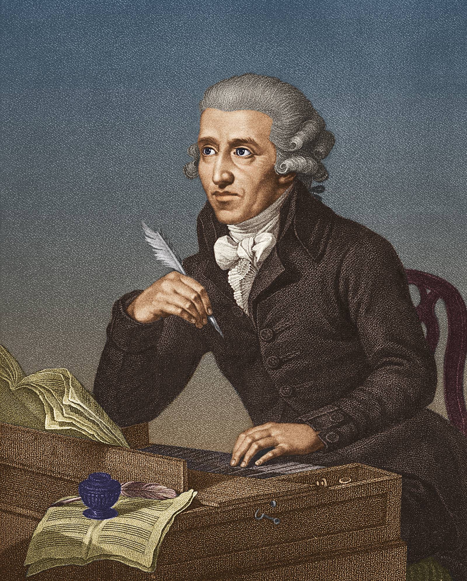 Austrian composer Franz Joseph Haydn (1732 - 1809)