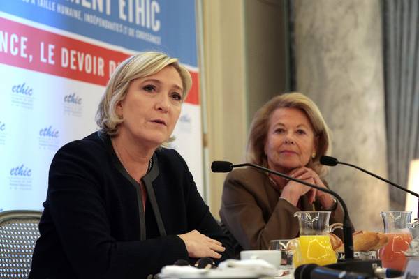 Marine Le Pen tells business leaders euro is dead