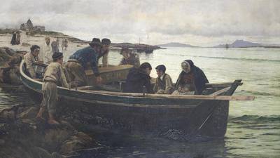 Mystery surrounds evocative painting  of 19th century Irish emigration