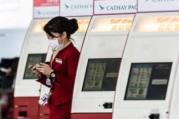 Cathay Pacific carried just 458 passengers per day in April