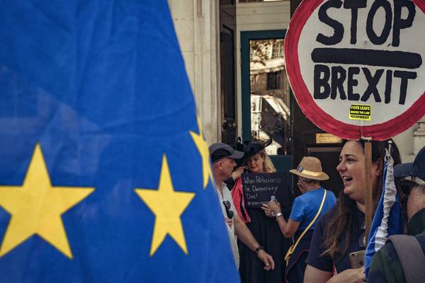 Brussels awaits UK backstop proposals as revolt against Johnson grows