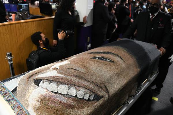 Mother of Daunte Wright tells funeral ‘he will be so missed’