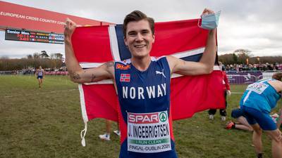 Confident Jakob Ingebrigtsen continues rise with European cross-country title