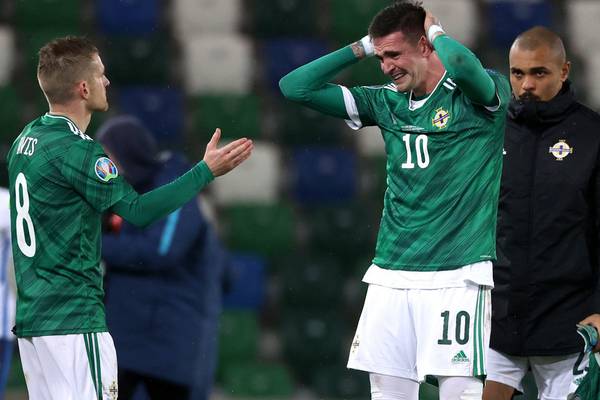 Ian Baraclough puts on brave face after Northern Ireland’s exit