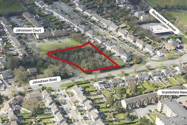 Residential site on Johnstown Road in Dún Laoghaire for €1.95m