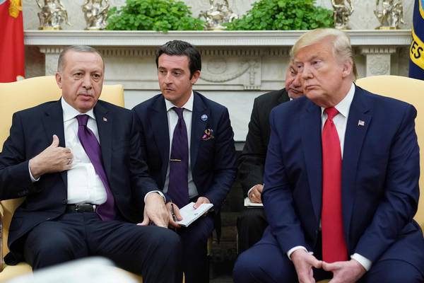 Trump’s warm welcome to Erdogan at odds with wider US sentiment
