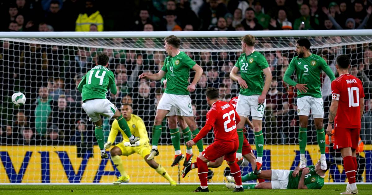 Shaqiri’s free-kick consigns John O’Shea’s Ireland to narrow defeat against Switzerland
