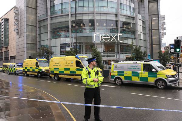 Suspect arrested on suspicion of terrorism after three stabbed in Manchester