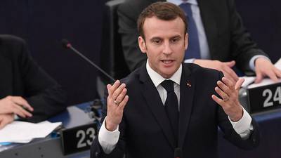 Macron laments ‘European civil war’ in urgent plea for integration