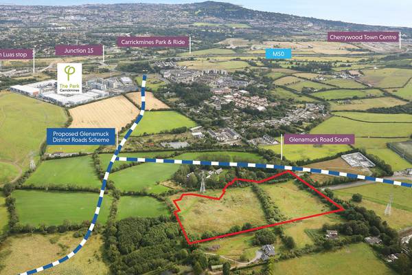 South Dublin site with planning permission for 203 homes seeks €14m