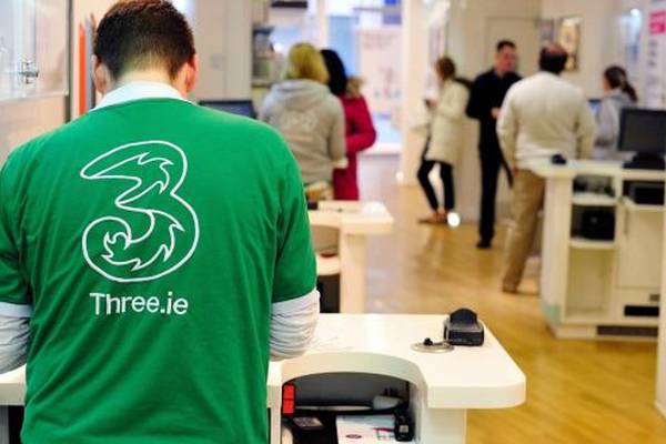 Store closures and decline in roaming see Three Ireland’s revenue drop