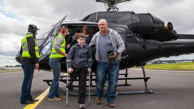 Shannon Air Display: Boy fighting cancer gets special treat