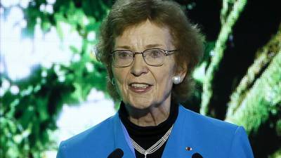 Mary Robinson hopeful about Paris climate conference  outcome