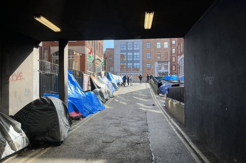 Palestinians sleeping rough in Dublin face intimidation as 1,758 asylum sleepers now homeless