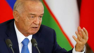Uzbek leader in intensive care after brain haemorrhage