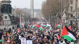 Thousands march in Dublin and Cork calling for end to Gaza violence