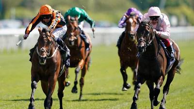 Telecaster burns off challenge of Too Darn Hot to take Dante Stakes