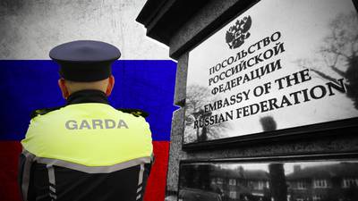 Garda overtime for protecting Russian embassy exceeds €210,000, on top of cost of regular rostered duties