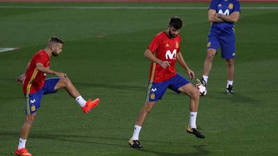 Thiago saddened by abuse of Pique at Spain’s training session