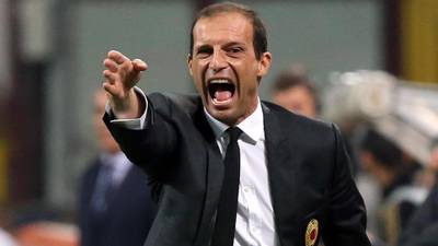 AC Milan sack coach Massimiliano Allegri