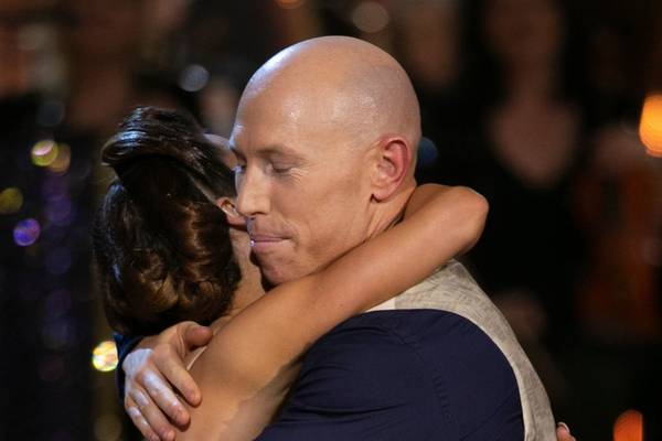 Dancing with the Stars: Peter Stringer voted off after dance ‘you’d see at a wedding at 4am’