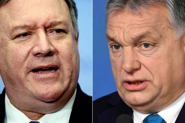 Pompeo to visit Hungary and Slovakia, and join Pence in Poland