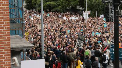 Thousands turn out for protest over clerical abuse