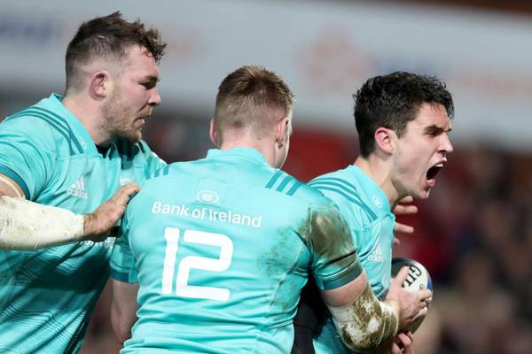Joey Carbery proves the big cheese as Munster roll Gloucester