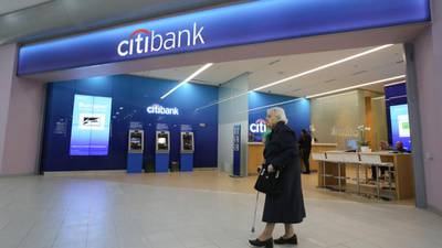 Profits down at  Citibank’s Irish unit