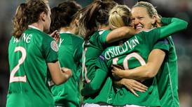 Ireland women’s team beat Ukraine in front of record crowd