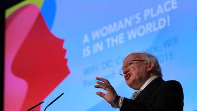 Michael D Higgins to become ‘champion’ for women’s rights