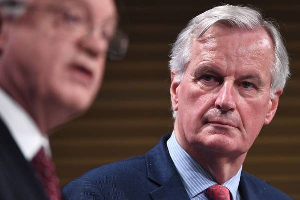 EU planning for collapse of Brexit talks, says Michel Barnier