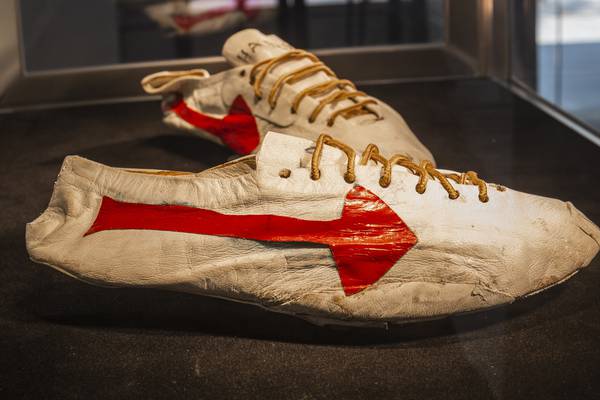 Early handmade Nike running shoes could fetch €1m in Olympian auction