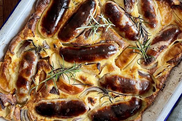 Toad-in-the-hole with apple and rosemary will be a family favourite