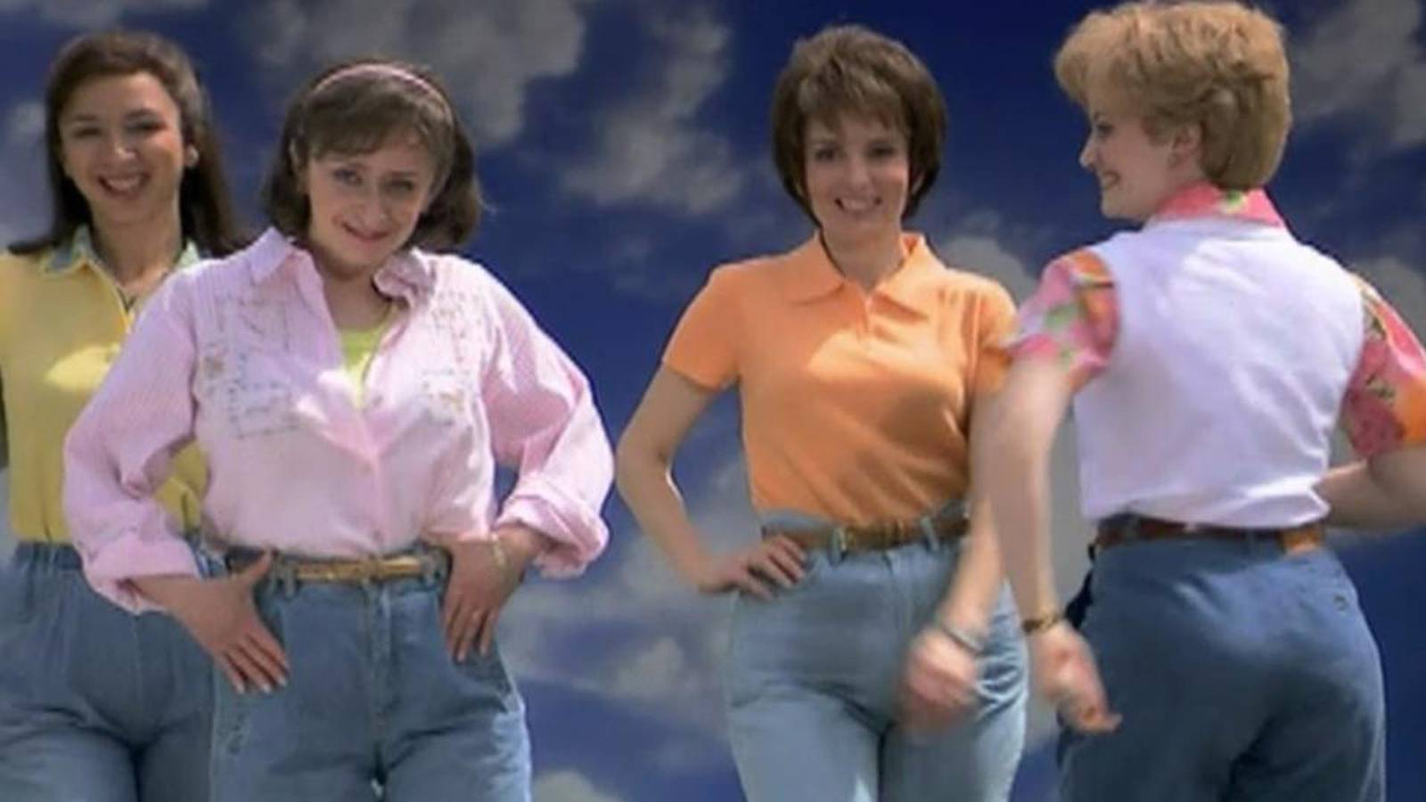 Throwback Thursday: Mom Jeans, The perfect gift for Mom this #MothersDay.  Watch the classic Mom Jeans sketch on the #SNL app: bit.ly/theSNLapp #tbt