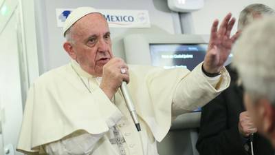 Pope Francis hints contraception allowable to combat Zika