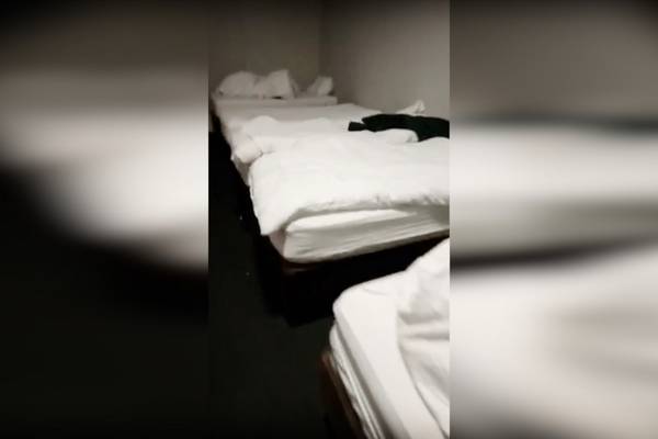 Video showing asylum seekers in room with 10 beds ‘appears to have been staged’ - Department