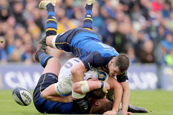 Leo Cullen: Saracens’ targeting of Sexton played right into Leinster’s hands