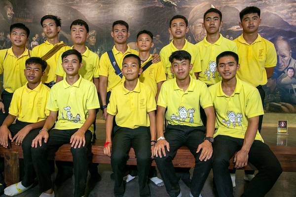 Thai cave boys celebrate anniversary of ordeal with religious ceremony