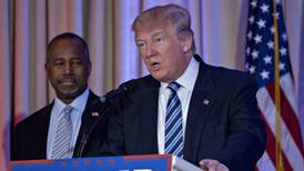 Donald Trump backed by former rival  Ben Carson