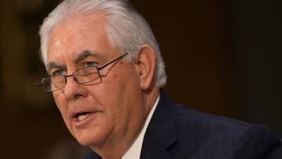 Russia poses a danger to  US, says Trump nominee  Tillerson